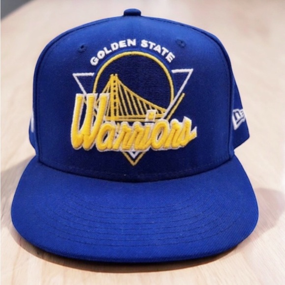 Golden State Warriors New Era 9Fifty NBA Snapback Cap Hat Embroidered EUC OSFM - Picture 1 of 14